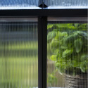 Halls Serre de jardin en polycarbonate Noir 4.9m²