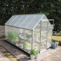 Halls Serre de jardin en polycarbonate Gris 6.1m²