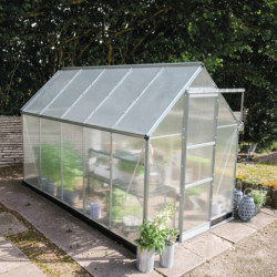 Halls Serre de jardin en polycarbonate Gris 6.1m²
