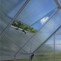 Halls Serre de jardin en polycarbonate Gris 6.1m²