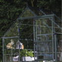 Halls Serre de jardin en verre Vert 6.1m²