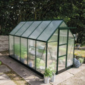 Halls Serre de jardin en polycarbonate Noir 6.1m²