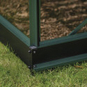 Halls Serre de jardin en verre Vert 8.1m²