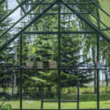 Halls Serre de jardin en verre Vert 8.1m²