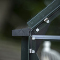 Halls Serre de jardin en verre Vert 8.1m²