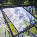 Halls Serre de jardin en verre Noir 8.1m²