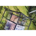 Halls Serre de jardin en verre Noir 8.1m²