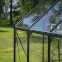 Halls Serre de jardin en verre Noir 8.1m²