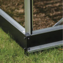 Halls Serre de jardin en verre Gris 9.7m²