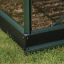 Halls Serre de jardin en verre Vert 9.7m²