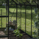 Halls Serre de jardin en verre Noir 9.7m²