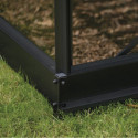 Halls Serre de jardin en verre Noir 9.7m²