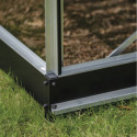 Halls Serre de jardin en verre Gris 11.2m²