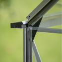 Halls Serre de jardin en verre Gris 11.2m²