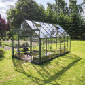 Halls Serre de jardin en verre Vert 11.2m²