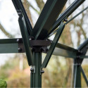 Halls Serre de jardin en verre Vert 13m²