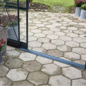 Halls Serre de jardin en verre Noir 13m²