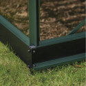 Halls Serre de jardin en verre Vert 7.3m²