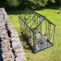 Halls Serre de jardin en verre Noir 7.3m²