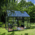 Halls Serre de jardin en verre Vert 9.7m²