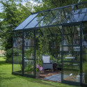Halls Serre de jardin en verre Vert 9.7m²