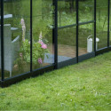 Halls Serre de jardin en verre Vert 9.7m²