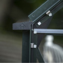Halls Serre de jardin en verre Noir 9.7m²