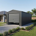 X-Metal Garage métal Métal Anthracite 19.52m²