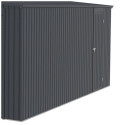 X-Metal Garage métal Acier galvanisé Gris 32.67m²