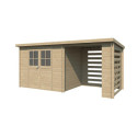 Gardenas Abris de jardin en bois Bois massif Marron 9.22m²