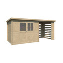 Gardenas Abris de jardin en bois Bois massif Marron 9.22m²