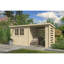 Gardenas Abris de jardin en bois Bois massif Marron 9.22m²