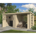 Gardenas Abris de jardin en bois Bois massif Marron 9.22m²