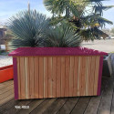Fabric Style Coffre de jardin Bois massif Au choix 1.09m²