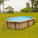Ubbink Piscines bois Bois Marron 12m²