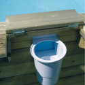 Ubbink Piscines bois Bois Marron 12m²