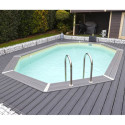 Ubbink Piscines bois Bois Marron 12m²