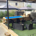 Ubbink Piscines bois Bois Marron 8m²