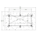 Ubbink Piscines bois Bois Marron 8m²