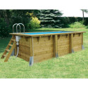 Ubbink Piscines bois Bois Marron 8m²