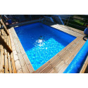 Ubbink Piscines bois Bois Marron 8m²