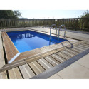 Ubbink Piscines bois Bois Marron 8m²