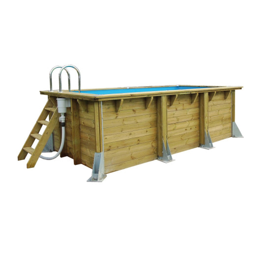 Ubbink Piscines bois Bois Marron 8m²