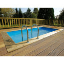 Ubbink Piscines bois Bois Marron 8m²
