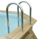 Ubbink Piscines bois Bois Marron 8m²
