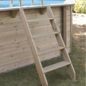 Ubbink Piscines bois Bois Marron 8m²
