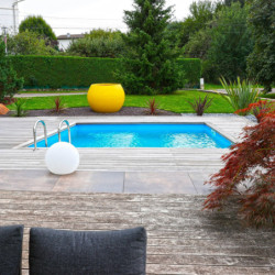 Ubbink Piscines bois Bois Marron 9m²