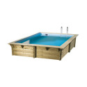 Ubbink Piscines bois Bois Marron 9m²