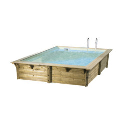 Ubbink Piscines bois Bois Marron 9m²