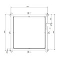 Ubbink Piscines bois Bois Marron 9m²